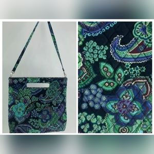 💐SALE💐Vera Bradley Blue Rhapsody Square Tote Bag Shoulder Strap! USED ONCE!